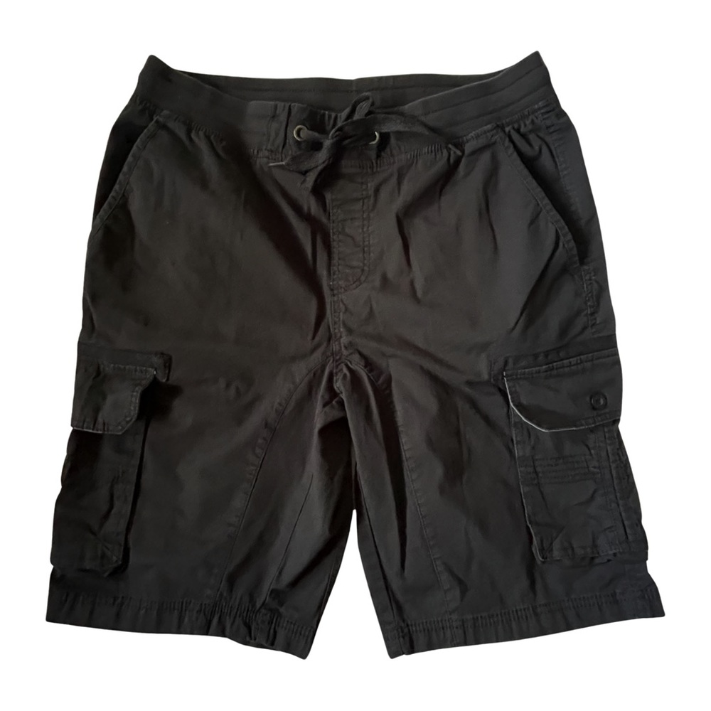 Vintage Airwalk Cargo Shorts 32 Black Ripstop Skateboarding Skater